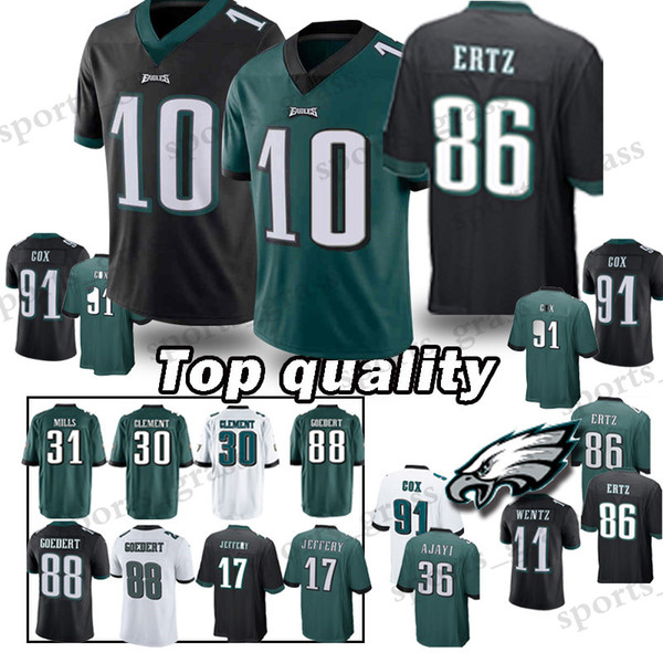 10 DeSean Jackson Philadelphia Jersey Eagle 86 Zach Ertz 11 Carson Wentz 9 Nick Foles 20 Brian Dawkins 91 Fletcher Cox Jerseys