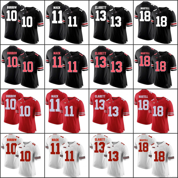 Custom OSU Ohio State Buckeyes Football Jersey Justin Fields Dobbins Haskins Barrett MARTELL CAMPBELL WEBER George Wilson Men Women YOUTH