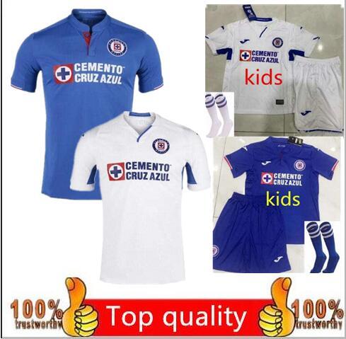 Thailand Quality 2019 2020 Mexico Club Cruz Azul Soccer Jerseys 19/20 kids CARAGLIO MONTOYA MENDEZ football Shirts camisetas de futboll shor