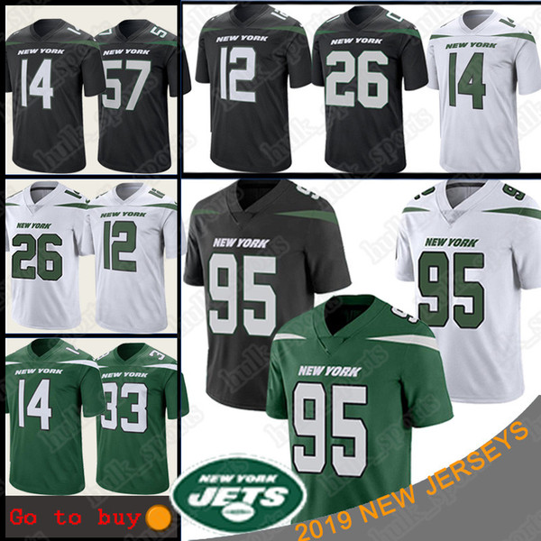 95 Quinnen Williams jersey New York 57 C.J. Mosley Jets 26 Le'Veon Bell 33 Jamal Adams Football Jerseys