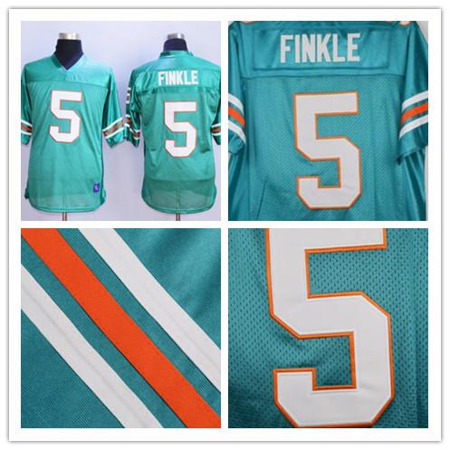 cheap Mens The Ace Ventura Movie Jim Carrey #5 Ray Finkle Teal Green Stitched The film Football Jerseys Size S-3XL