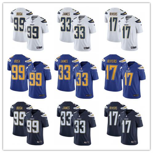 Men's Women's Youth Los Angeles 99 Joey Bosa 17 Philip Rivers 33 Derwin James 13 Keenan Allen Chargers Custom Football Jerseys