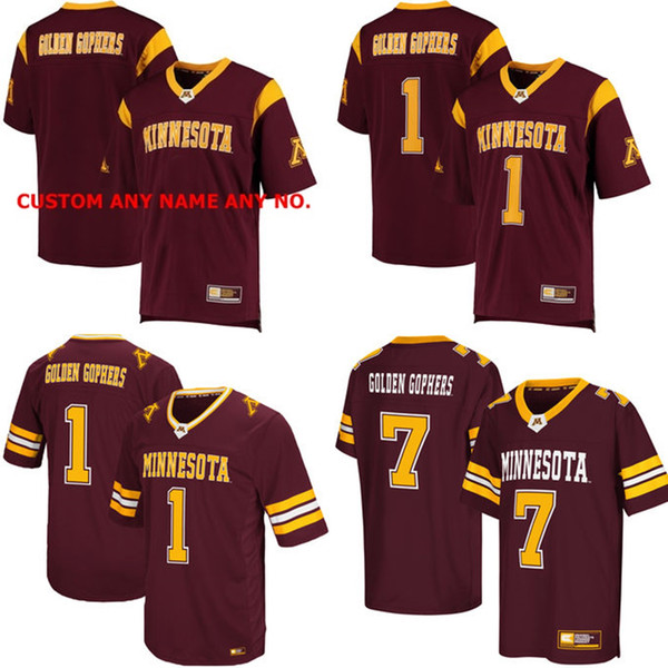 New NCAA Minnesota Golden Gophers Mens Womens Kids Best quality Jersey 100% stitched Custom Any Name Any No. College Football Jerseys Maroon