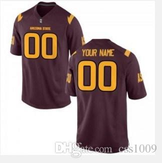 Cheap custom Arizona State Sun Devils College Football Jersey Limited Maroon Personalized Stitched Any Name Number Jerseys XS-5XL