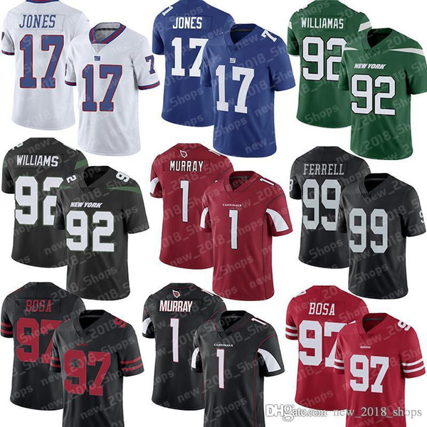 1 Kyler Murray 17 Daniel Jones 97 Nick Bosa 99 Clelin Ferrell 92 Quinnen Williams 7 Dwayne Haskins 49ers