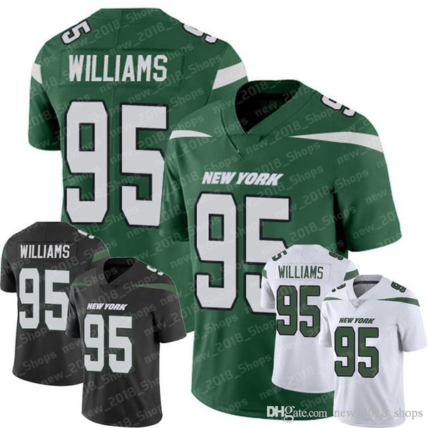 95 Quinnen Williams New York jersey Jet 2019 Draft First Round Pick 33 Jamal Adams 14 Sam Darnold