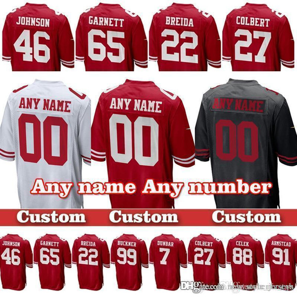 10 Jimmy Garoppolo Men jersey custom San Francisco 8 Steve Young49er jerseys 42 Ronnie Lott 18 Joe Staley 74 Dante Pettis