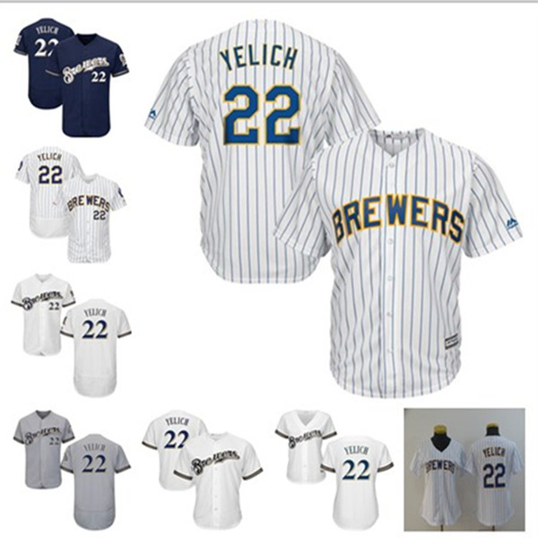 Mens Custom Brewers jersey Christian Yelich Womens 2019 Baseball Player Jerseys