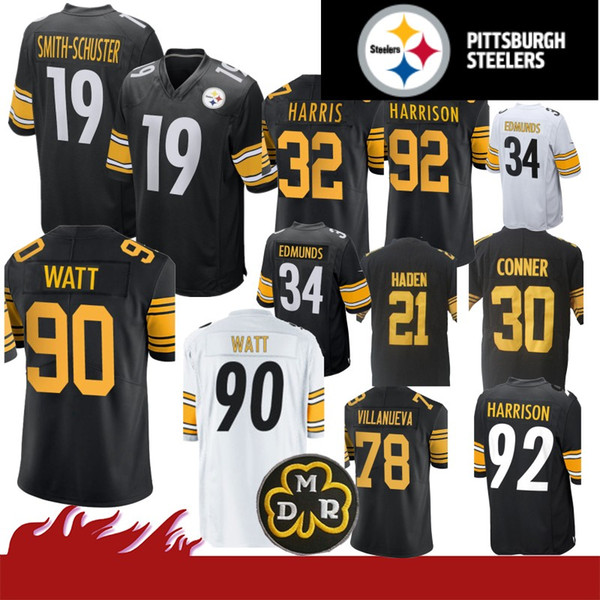 90 T.J. Watt 19 Juju Smith-Schuster Pittsburgh Jersey Steeler 43 Polamalu 21 Joe Haden 50 Ryan Shazier 22 Terrell Edmunds 36 Bettis 84 Brown