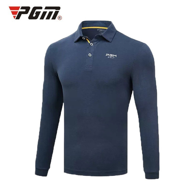 Pgm 2018 Fit Mens Golf Shirts Quick Dry Spring Long Sleeve T Shirt Muscle Golf Clothes Men Table Tennis Apparel Sportswear D0486