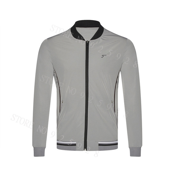 Men's Golf Jacket Zipper ThinCoat Single Layer Outdoor Sports Outwear with Pocket male Clothes 5 colors Autumn Slim Golf jackets