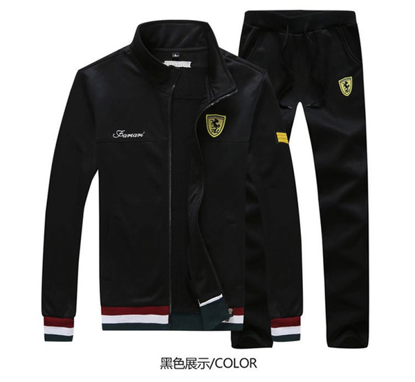 New Men's Couples Sports Set Spring and Autumn Men's Running Sportswear Set long-sleeved leisure sports suit tracksuits Golf Sets