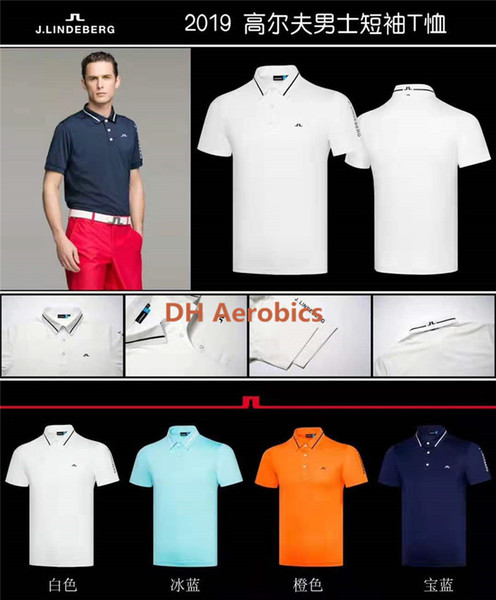 Golf T-shirt spring and summer JL golf jersey short-sleeved soft and quick-drying JLGolf T-shirt free shipping