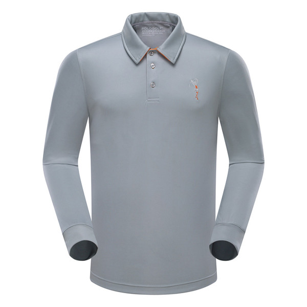 2017 New POLO men golf Golf Wear Spring autumn long sleeve Breathable soft and comfortable golf sport T-Shirts clothes for men