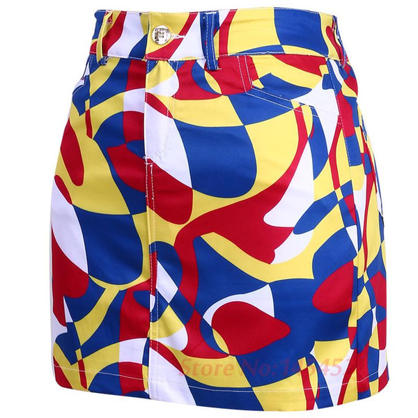 Newest Lady Short Pencil Skirts Colorfull Women Golf Tennis Safety Mini Shorts Exposure Safety Skirts Multicolor Summer Clothes