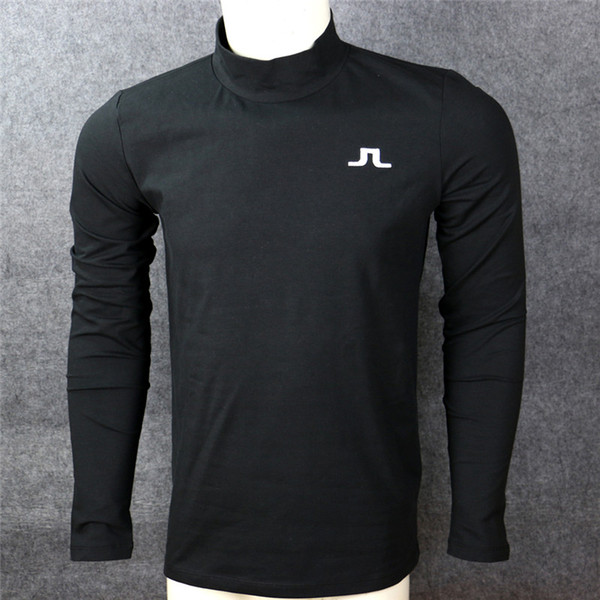 Men's JL Golf Training T Shirts Autumn Outdoor Sports Quick Dry Cotton Long Sleeve Golf Clothing T-Shirts 3 Colors