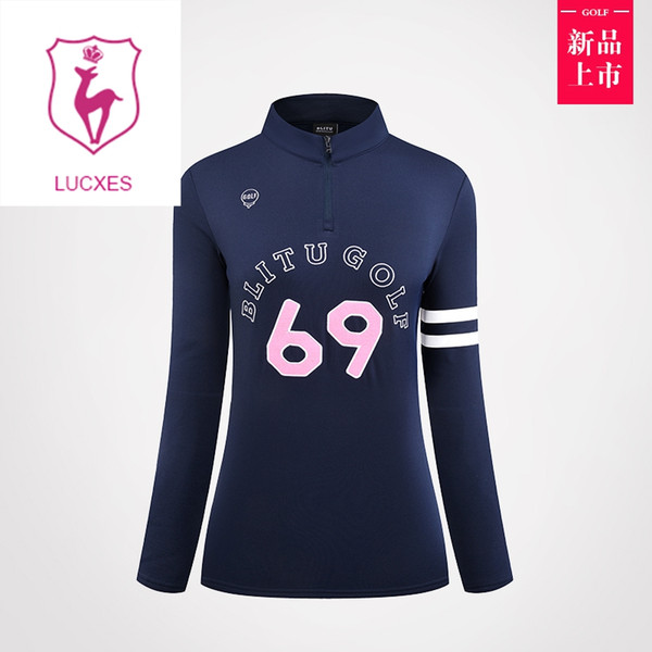 lucxes Women Golf T-shirt Sportswear Autumn Long Sleeve Golf Jersey clothes shirt apparel lady sports 2017