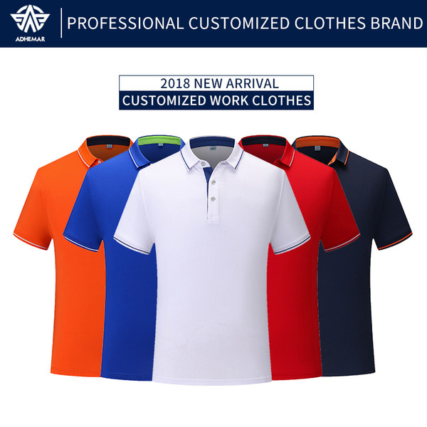 Adhemar breathable golf shirts for male/female fashionable polo shirt with collar for business and sports