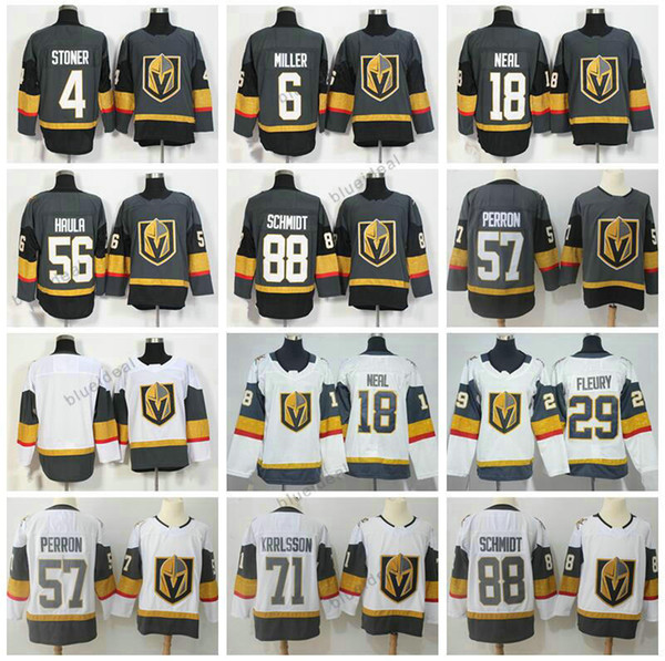 Mens 88 Nate Schmidt 4 Clayton Stoner 6 Colin Miller Hockey Jersey 29 Marc-Andre Fleury 56 Erik Haula 57 David Perron 71 William Karlsson