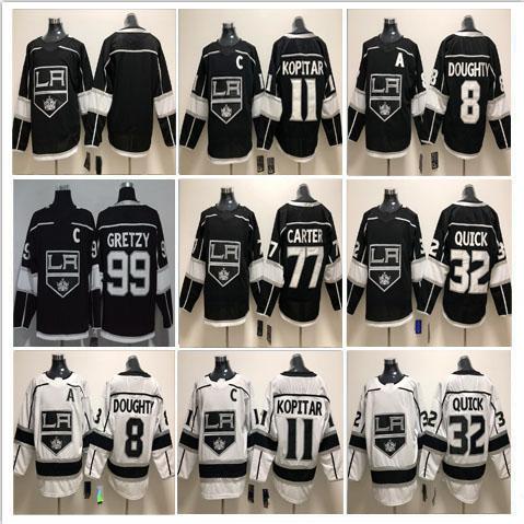 Mens Women Kids Hockey LA Los Angeles Kings Jerseys 11 Anze Kopitar 8 Drew Doughty 32 Jonathan Quick 77 Jeff Carter Jerseys Accept Customize