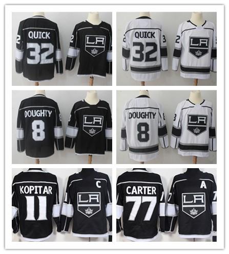 New Los Angeles Kings Jerseys 8 Drew Doughty 11 Anze Kopitar 32 Jonathan Quick 27 Alec Martinez 77 Jeff Carter Hockey Jerseys