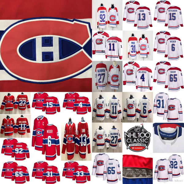 2019 Montreal Canadiens 13 Max Domi hockey Jerseys mens womens youth 31 Carey Price 6 Shea Weber 92 Jonathan Drouin 11 Brendan Gallagher