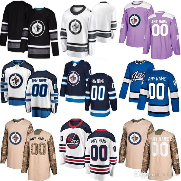 Customized Winnipeg Jets Jersey personalized custom any name number Laine 26 Blake Wheeler Dustin Byfuglien Mark Scheifele heritage Hockey