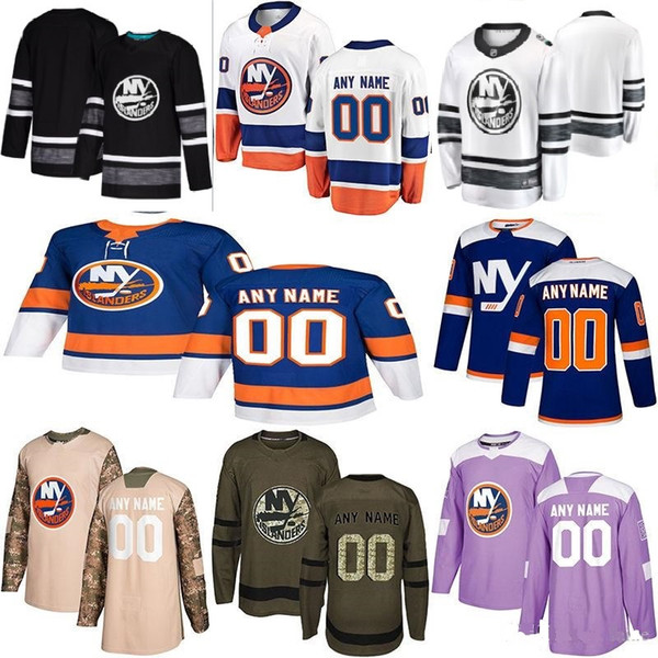 Customized 2019 New York Islanders Hockey Jerseys personalized specially made ANY name numbers custom third blue white stitched jerseys