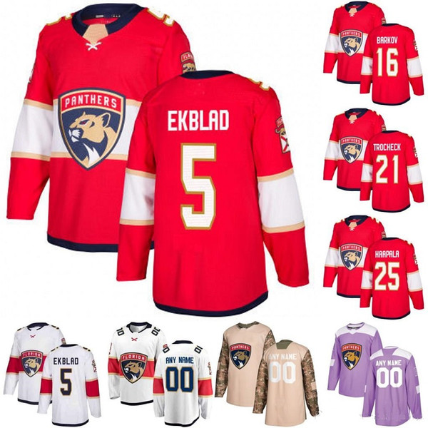 Customized Florida Panthers hockey jersey specially made personalized ANY name number mens womens youth kids custom stitched hockey uniform