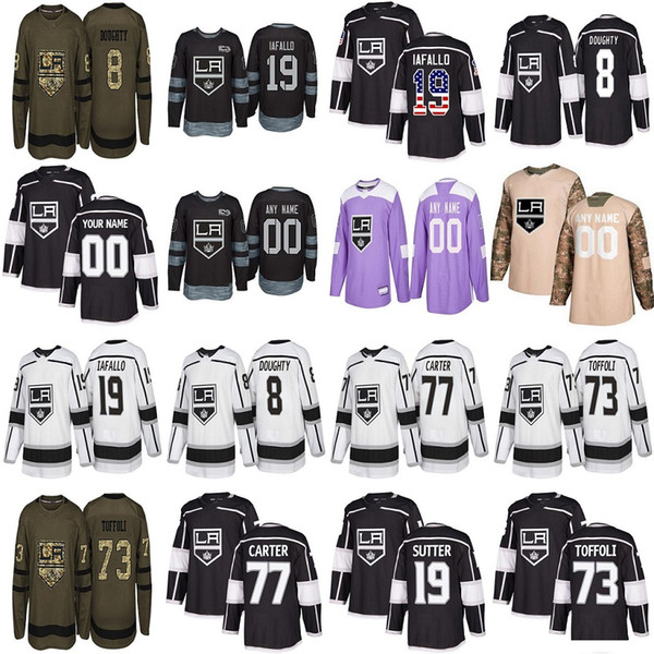 Customized Los Angeles Hockey Jersey King specially made personalized custom any name number Gretzky mens womens youth kids stitched uniform