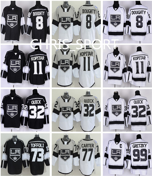 Los Angeles Kings premier hockey jerseys 77 Jeff Carter 8 Drew Doughty 11 Anze Kopitar 27 Alec Martinez 23 Dustin Brown 32 Jonathan Quick