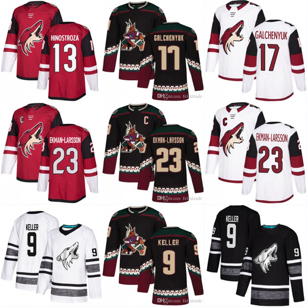 Arizona Coyotes Alternate Third Jersey Oliver Ekman-Larsson Clayton Keller Vinnie Hinostroza Alex Galchenyuk Brad Richardson Shane Doan