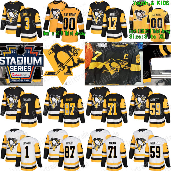 2019 Stadium Series Pittsburgh Penguins Jersey Sidney Crosby Jake Guentzel Phil Kessel Evgeni Malkin Kris Letang Patric Hornqvist Bryan Rust