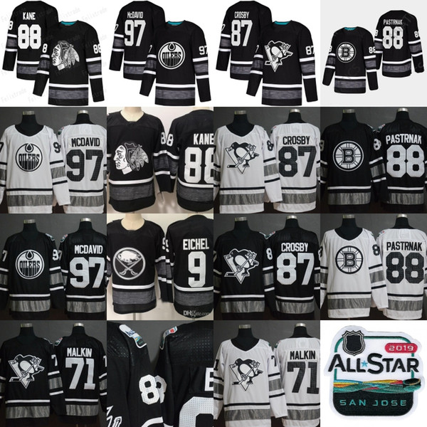 2019 All Star Jerseys Buffalo Sabres Edmonton Oilers Chicago Blackhawks Boston Bruins Pittsburgh Penguins Hockey Jerseys