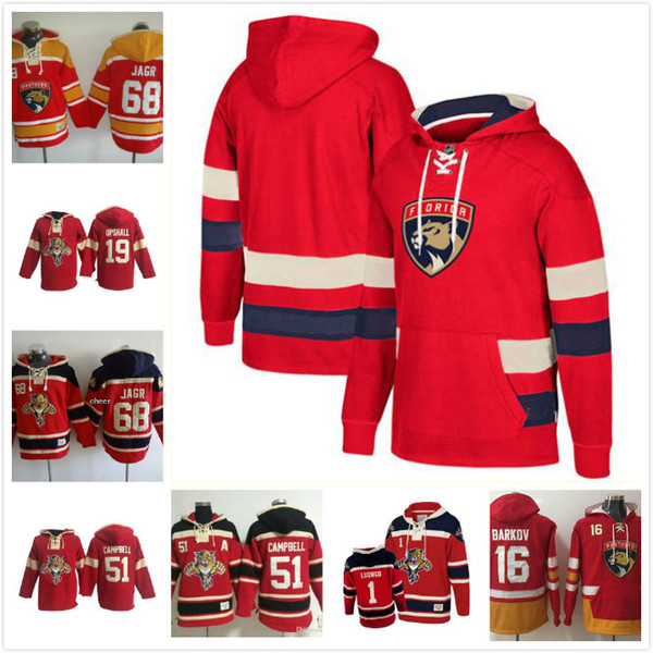 Men's Florida Panthers 68 jagr 1 Roberto Luongo 51 Brian Campbell Aleksander Barkov 19 Scottie Upshall Jerseys Hockey Hoodies Jerseys