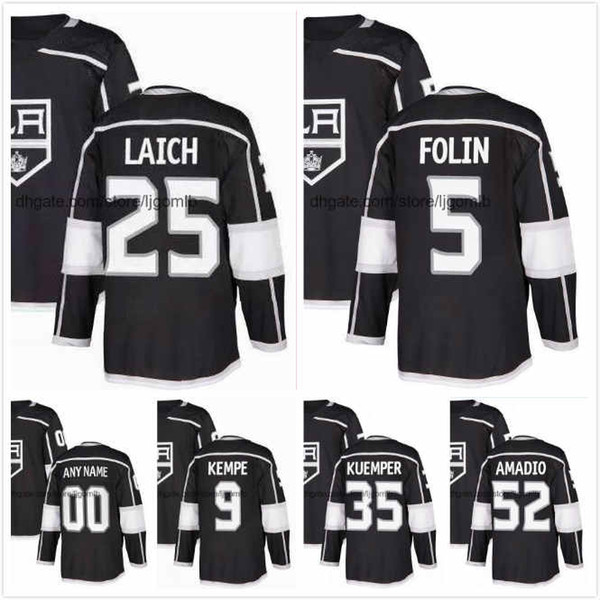 Matt Luff Jersey 64 Jonny Brodzinski 76 Brendan Leipsic 14 Sean Walker 61 Paul LaDue 2 Ice Hockey Jerseys 2019 Los Angeles Kings S-3XL