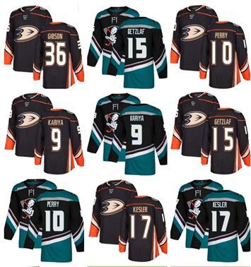 Men's Anaheim Ducks Home 15 Getzlaf 4 FOWLER 96 conway 36 Gibson 8 Selanne 10 PERRY 17 Kesler 15 Getzlaf 9 Kariya Trainers hockey Jerseys