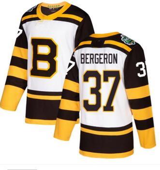 Bruins #37 Patrice Bergeron White 2022Winter Classic Stitched Jersey,mens 40 Rask 33 Chara sports Trainers Hockey Jersey shirts