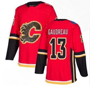 Men's Calgary Flames #13 Gaudreau Red Home Fashion Gold Stitched Hockey Jerseys,MEN 23 Monahan 5 GIORDANO 68 JAGR fan online store for sale