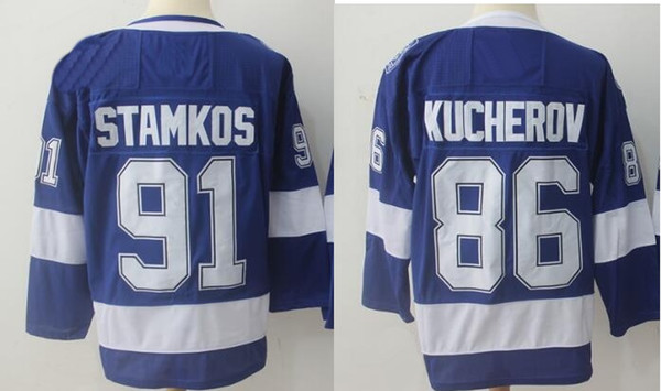 86 KUCHEROV 91 STAMKOS Hockey Jerseys shirts TOPS,29 MACKINNON 92 LANDESNOG 91 TAVARES 16 MARNER 26 WHEELER 29 LAINE Hockey Jerseys