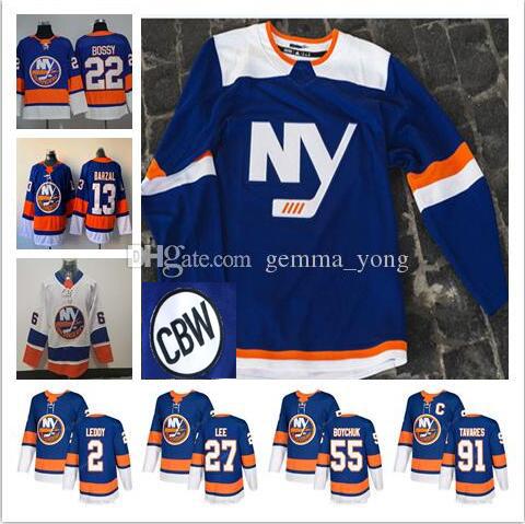 2019 New York Islanders Cbw Hockey Valtteri Filppula Mathew Barzal Nick Leddy Cal Clutterbuck Johnny Boychuk Anders Lee Bailey Nelson Jersey