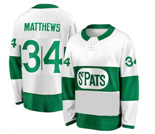 Top good price Trainers Matthews Toronto St. Pats White Premier Jersey,Toronto Maple Leafs 34 MATTHEWS 91 TAVARES 16 MARNER Hockey Jersey