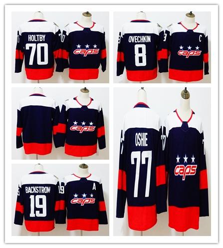 Wholesale 2018 Stadium Series Hockey Washington Capitals 8 Alexander Ovechkin Jersey 77 TJ Oshie 70 Braden Holtby 2015 Winter Classic