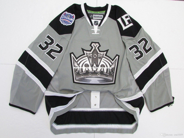 Cheap custom JONATHAN QUICK LOS ANGELES KINGS 2014 STADIUM SERIES JERSEY stitch add any number any name Mens Hockey Jersey GOALIE CUT 5XL