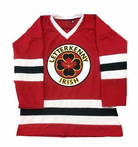 IRISH Letterkenny Hockey Jersey Embroidery Stitched Customize any number and name Jerseys