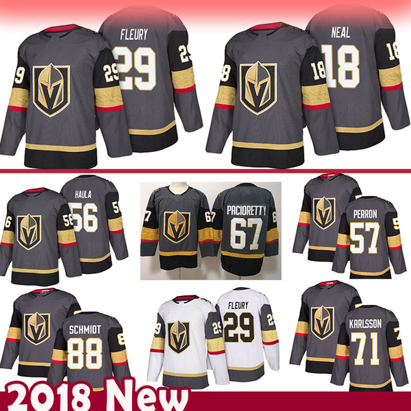 29 Marc-Andre Fleury 18 James Neal Vegas Golden Knights Hockey Jersey 71 William Karlsson 56 Erik Haula 88 Nate Schmidt 57 David Perron