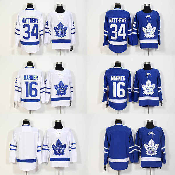 Cheap Fine Ice hockey Jerseys Toronto Maple Leafs 16 Mitch Marner 34 Auston Matthews 25 James V 19 Joffrey Lupul embroidery