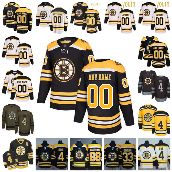 Custom Boston Bruins 75 Connor Clifton 13 Charlie Coyle 74 Jake DeBrusk 48 Matt Grzelcyk 41 Jaroslav Halak Hockey Jersey Men Women Youth