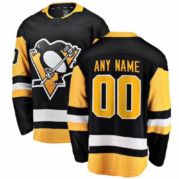 Customized Jersey Pittsburgh Penguins Jersey 87 Sidney Crosby 58 Practice Kris Letang 71 Evgeni Malkin 59 Jake Guentzel shirt Long sleeves t