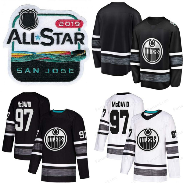 2019 All-Star Edmonton Oilers Connor McDavid Leon Draisaitl Ryan Nugent-Hopkins Alex Chiasson Darnell Nurse Oscar Klefbom Hockey Jerseys